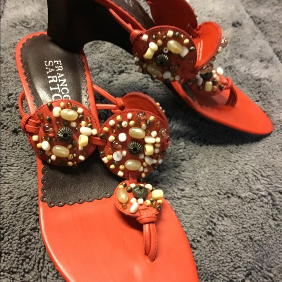 Franco Sarto Embellished slide on - Picture 5 of 8